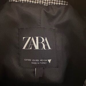 Zara Black Blazer Elegant Suit Jacket